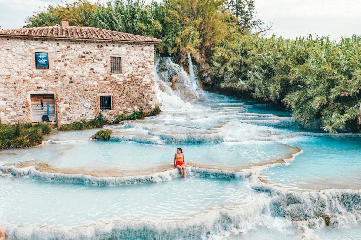 Saturnia thermal springs, Tuscany